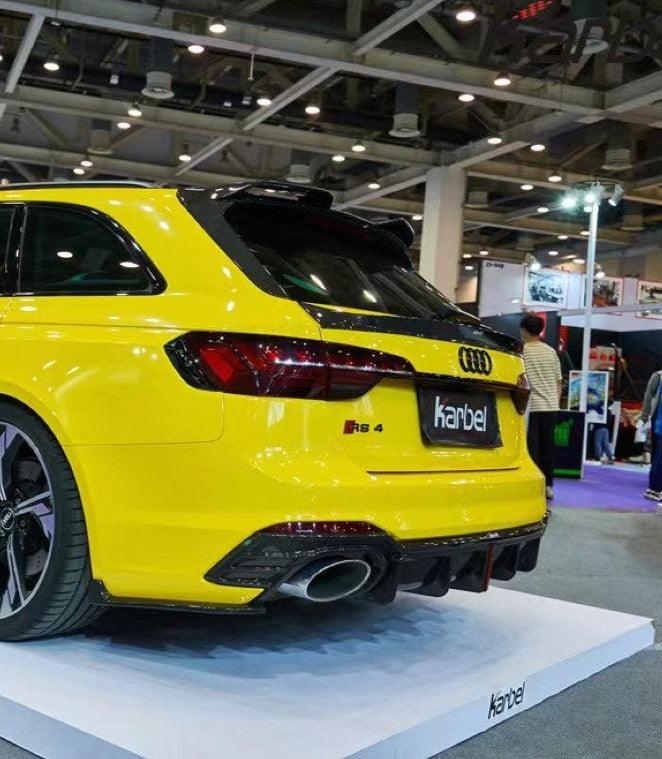 สปอยเลอร์ Carbon Fiber Audi RS4 B9 / B9.5 ทรง Karbel