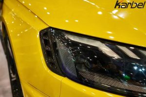 ชิ้นตกแต่งคาร์บอน Carbon Fiber Audi RS4 B9.5 ทรง Karbel (Head Light Trim Overlay)