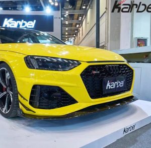Front Lip Carbon Fiber Audi RS4 B9.5 style Karbel year 2020-ON