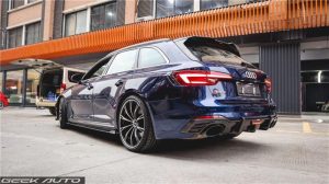 สปอยเลอร์หลังคา Carbon Fiber Audi RS4 B9 / B9.5 ทรง Karbel V1