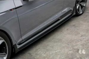 สเกิร์ตข้าง Carbon Fiber Audi RS5 B9 ทรง Karbel ปี 2017-2019