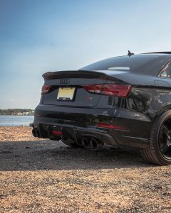 ดิฟฟิวเซอร์ Carbon Fiber Audi A3 8V Base Model Sendan ทรง Karbel ปี 2014-2016