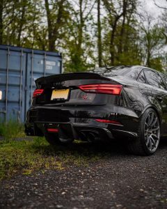 ดิฟฟิวเซอร์ Carbon Fiber Audi A3 8V Base Model Sendan ทรง Karbel ปี 2014-2016