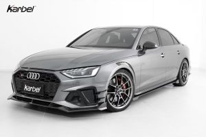 ลิ้นหน้า Carbon Fiber Audi S4 A4 S-line B9.5 ทรง Karbel V3 S-Line ปี 2020-ON