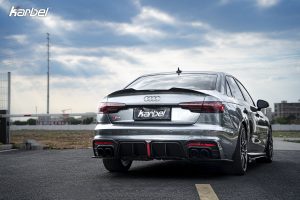 สปอยเลอร์ Carbon Fiber Audi S4 A4 S Line B9 B9.5 Sedan ทรง Karbel Ver.1 S-Line ปี 2017-ON
