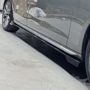 สเกิร์ตข้าง Carbon Fiber Audi S4 A4 B9.5 ทรง Karbel V2 ปี 2020-ON