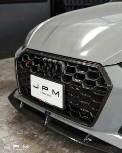 กระจังหน้า Carbon Fiber Audi S5 A5 S-bumper B9.5 ทรง Karbel กันชน S ปี 2020-2025