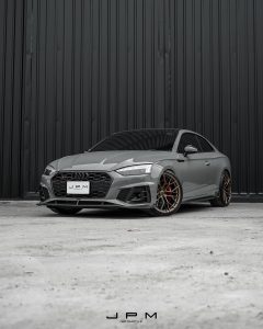 กระจังหน้า Carbon Fiber Audi S5 A5 S-bumper B9.5 ทรง Karbel กันชน S ปี 2020-2025