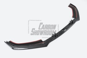 ลิ้นหน้า Carbon Fiber Audi S5 A5 S-bumper B9 ทรง Karbel V1 กันชน S