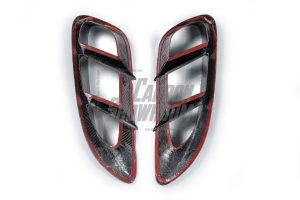 ชิ้นตกแต่งคาร์บอน Carbon Fiber Porsche 718 Cayman / Boxster / GTS ทรง Karbel ปี 2017-2025 (Side Vents)