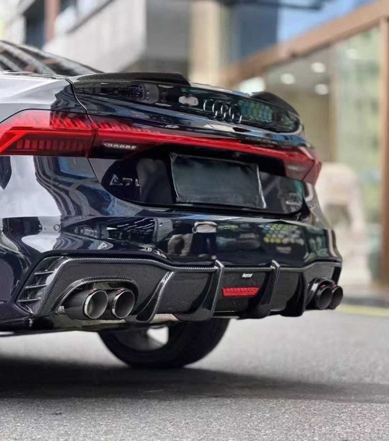 Rear Diffuser Carbon Fiber Audi S7 A7 S Line A7 C8 style Karbel V1 S-Line