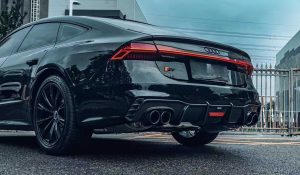 ดิฟฟิวเซอร์ Carbon Fiber Audi S7 A7 S Line A7 C8 ทรง Karbel V1 S-Line