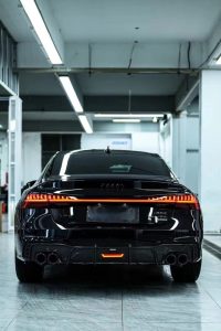 ดิฟฟิวเซอร์ Carbon Fiber Audi S7 A7 S Line A7 C8 ทรง Karbel V1 S-Line
