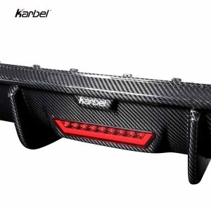 ดิฟฟิวเซอร์ Carbon Fiber Audi SQ8 Q8 ทรง Karbel V2 Dry Carbon ปี 2019-ON
