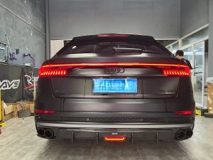 ดิฟฟิวเซอร์ Carbon Fiber Audi SQ8 Q8 ทรง Karbel V2 Dry Carbon ปี 2019-ON