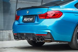 ดิฟฟิวเซอร์ Carbon Fiber BMW 4 Series 440 435 430 428 F32 / F33 ทรง Karbel Dry Carbon ปี 2014-2020