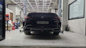 สปอยเลอร์ Carbon Fiber BMW 8 Series M850 840 G16 4 Door Gran Coupe M8/C F93 Sedan ทรง Karbel ปี 2018-ON