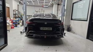 สปอยเลอร์ Carbon Fiber BMW 8 Series M850 840 G16 4 Door Gran Coupe M8/C F93 Sedan ทรง Karbel ปี 2018-ON