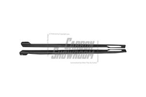 สเกิร์ตข้าง Carbon Fiber BMW G26 Gran coupe M440i 430i ทรง Karbel