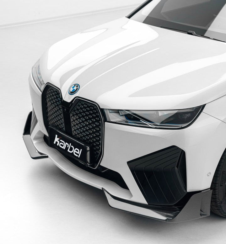前唇 Carbon Fiber BMW IX xDrive60/50/45 M60 I20 款式 Karbel Dry Carbon 年 2022-ON