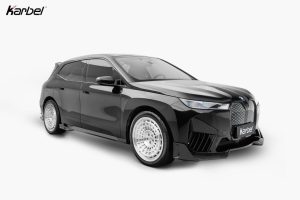 Side Skirts Carbon Fiber BMW IX xDrive60/50/45 M70/M60 I20 style Karbel Dry Carbon year 2022-ON