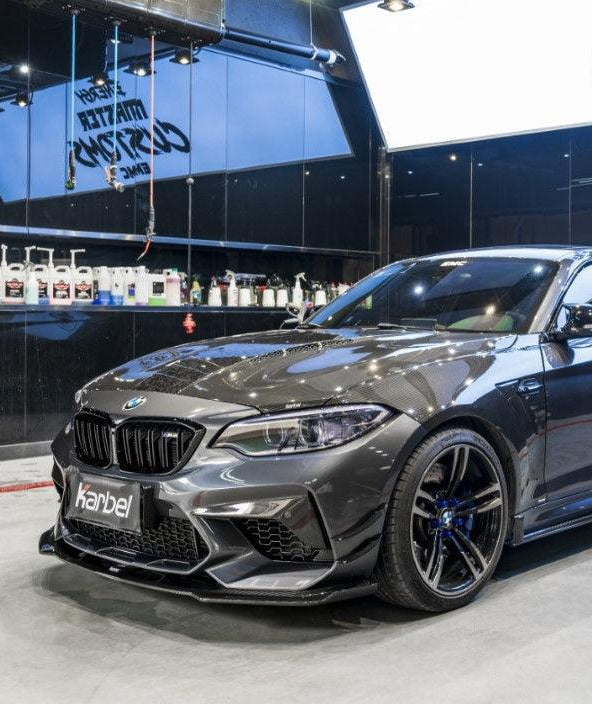 ชิ้นตกแต่งคาร์บอน Carbon Fiber BMW M2/M2C F87 ทรง Karbel