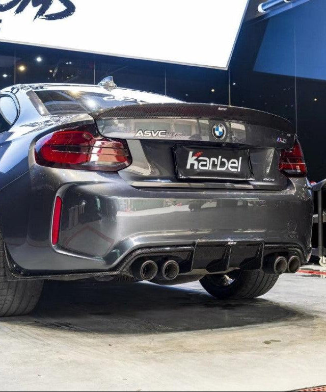 ดิฟฟิวเซอร์ Carbon Fiber BMW M2 / M2C F87 ทรง Karbel