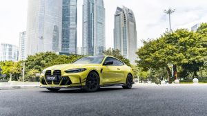 สเกิร์ตข้าง Carbon Fiber BMW M4 G82/G83 ทรง Karbel V1 ปี 2021-ON