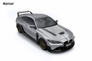 สปอยเลอร์ Carbon Fiber BMW M4 G82 4 Series G22 430i M440i Coupe ทรง Karbel V4 Dry Carbon ปี 2021-ON