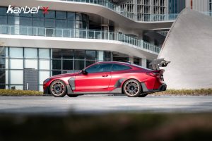 ซุ้มล้อ-แก้มข้าง Carbon Fiber BMW M4 G82 G83 ทรง Karbel Dry Carbon ปี 2021-ON