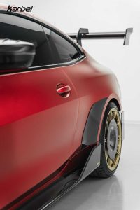 ชิ้นตกแต่งคาร์บอน Carbon Fiber BMW M4 G82 G83 ทรง Karbel Dry Carbon ปี 2021-ON (X Rear Quarter Panel Air Diverte)