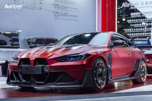 สเกิร์ตข้าง Carbon Fiber BMW M4 G82 G83 ทรง Karbel Dry Carbon ปี 2021-ON