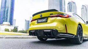 สปอยเลอร์ Carbon Fiber BMW M4 G82 4 Series G22 430i M440i ทรง Karbel