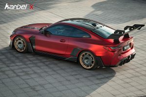 สปอยเลอร์หลังคา Carbon Fiber BMW M4 G82 4 Series G22 M440i 430i ทรง Karbel Dry Carbon ปี 2021-ON