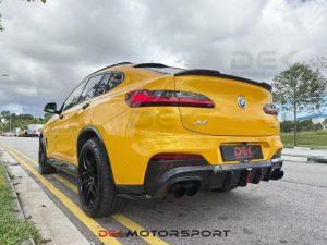 ดิฟฟิวเซอร์ Carbon Fiber BMW X4 G02 ทรง Karbel ปี 2019-2021