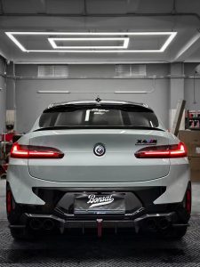 Diffuser Carbon Fiber BMW X4M/C F98 LCI style Karbel year 2022-ON