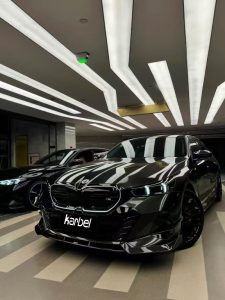 ลิ้นหน้า Carbon Fiber BMW i5 xDrive40/eDrive40/M60 540i/530i/550e xDrive G60/61 ทรง Karbel V2