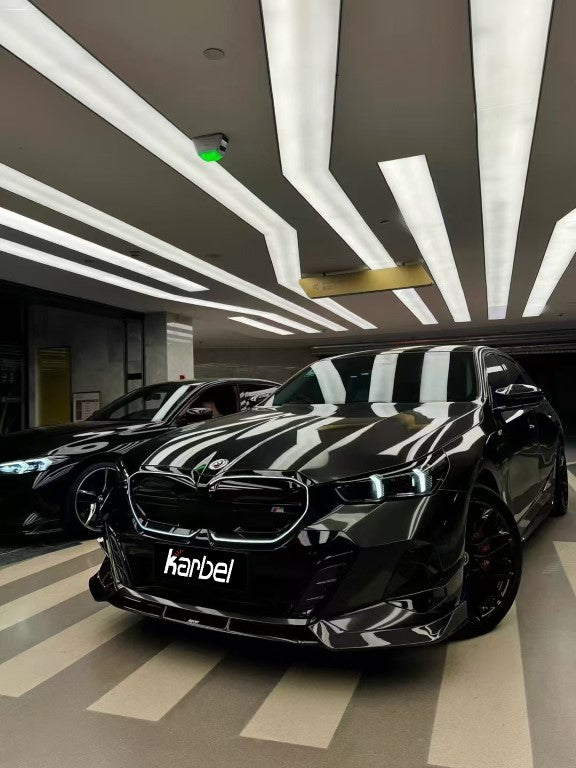 ลิ้นหน้า Carbon Fiber BMW i5 xDrive40/eDrive40/M60 540i/530i/550e xDrive G60/61 ทรง Karbel V2