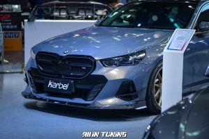 ลิ้นหน้า Carbon Fiber BMW i5 xDrive40/M60 540i/550e xDrive G60 G61 ทรง Karbel V1