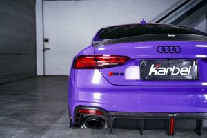 ดิฟฟิวเซอร์ Carbon Fiber Audi RS5 B9.5 ทรง Karbel Dry Carbon ปี 2020-2025