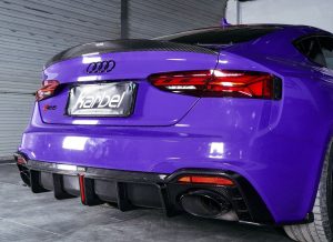 ดิฟฟิวเซอร์ Carbon Fiber Audi RS5 B9.5 ทรง Karbel Dry Carbon ปี 2020-2025