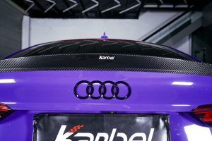 สปอยเลอร์ Carbon Fiber Audi RS5 S5 A5 B9 B9.5 Sedan Sportback ทรง Karbel V1 Dry Carbon ปี 2017-2025