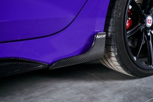 สเกิร์ตข้าง Carbon Fiber Audi RS5 B9.5 ทรง Karbel Dry Carbon ปี 2020-2025 (Side Skirt Extension Trim)