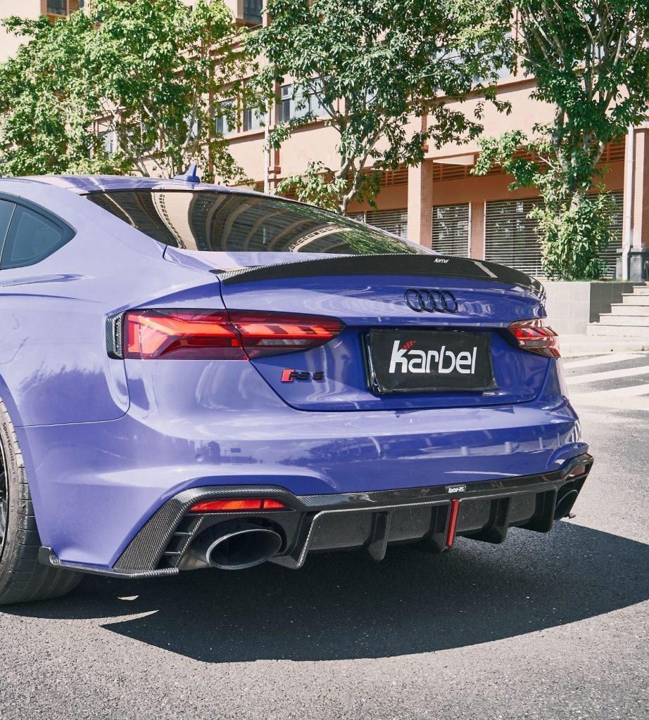ดิฟฟิวเซอร์ Carbon Fiber Audi RS5 B9.5 ทรง Karbel Dry Carbon ปี 2020-2025