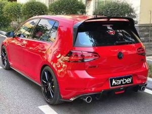 ดิฟฟิวเซอร์ Carbon Fiber Volkswagen Golf GTI MK7.5 ทรง Karbel Dry Carbon
