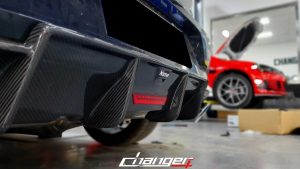 ดิฟฟิวเซอร์ Carbon Fiber Volkswagen Golf GTI MK7.5 ทรง Karbel Dry Carbon