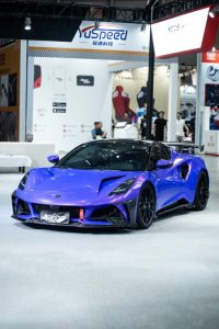 กันชน Carbon Fiber Lotus Emira 3.6 V6 2.0 Four-cylinder ทรง Karbel V6 Dry Carbon ปี 2022-ON