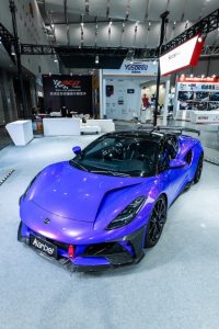 กันชน Carbon Fiber Lotus Emira 3.6 V6 2.0 Four-cylinder ทรง Karbel V6 Dry Carbon ปี 2022-ON
