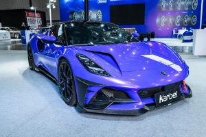 ลิ้นหน้า Carbon Fiber Lotus Emira 3.6 V6 2.0 Four-cylinder ทรง Karbel V1 ปี 2022-ON