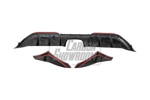 ดิฟฟิวเซอร์ Carbon Fiber Porsche 718 Cayman / Boxster / GTS ทรง Karbel ปี 2017-2025